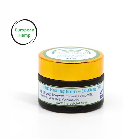 The Real CBD Bálsamo CBD 1000 mg (30 ml) – Beeswax & Botanicals | Full Spectrum (≤0,2% THC) |