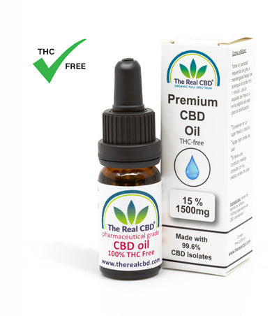 The Real CBD Aceite CBD 15% – Sin THC (Isolate 99,6% en MCT) | NaturaPoint