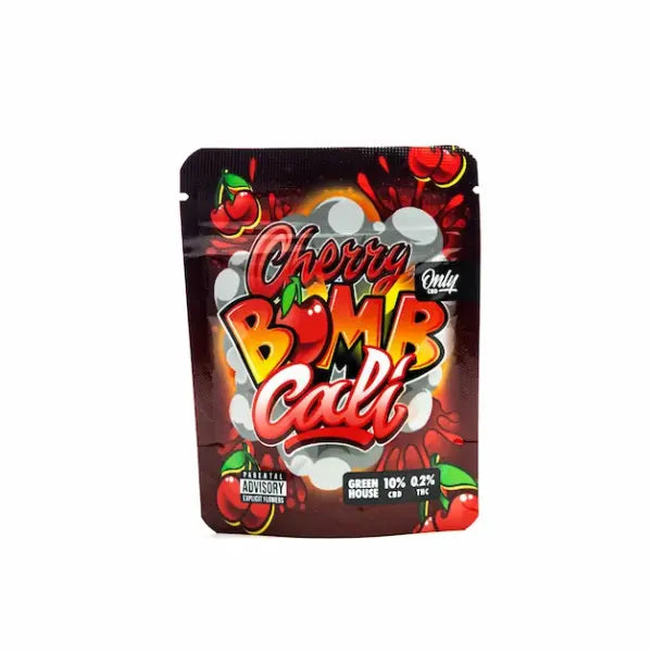 OnlyCBDFans Cherry Bomb Cali CBD – Flores Greenhouse (≤10% CBD | <0,2% THC) – 1g / 3,5g / 5g / 10g / 25g / 50g / 100g