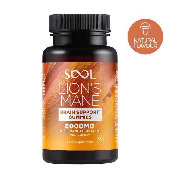 SOOL Gomitas Lion’s Mane Brain Support 2000 mg (60 uds) | NaturaPoint