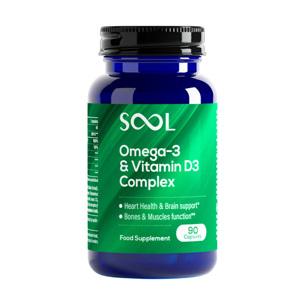 SOOL Omega-3 & Vitamina D3 Complex (90 cápsulas blandas) | NaturaPoint